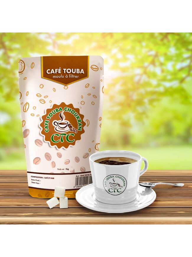 Café Touba Choukran 1kg - moulu à filtrer